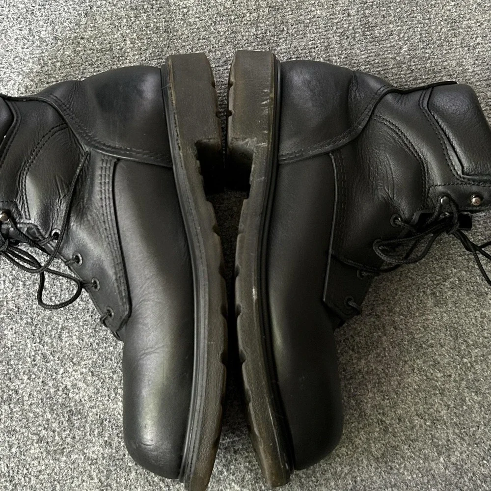 Red Wing Boots Mens Size 11B Black Leather Work Safety Toe EH 3507 USA